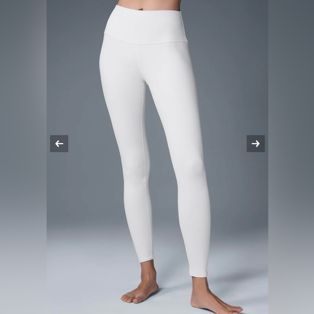 Alo Yoga Women's White Airbrush Leggings